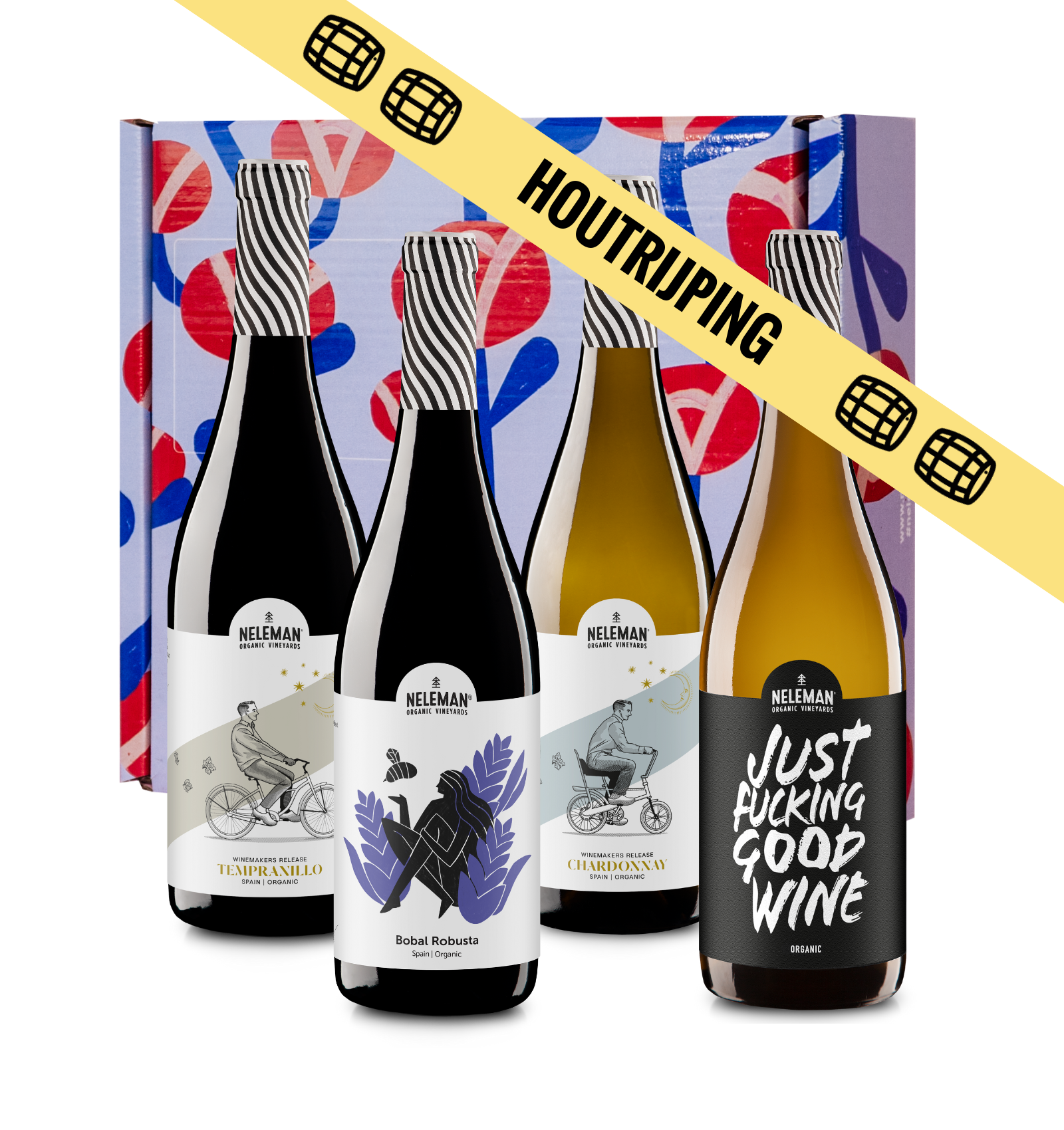 Wijncadeaupakket Houtrijping Organic